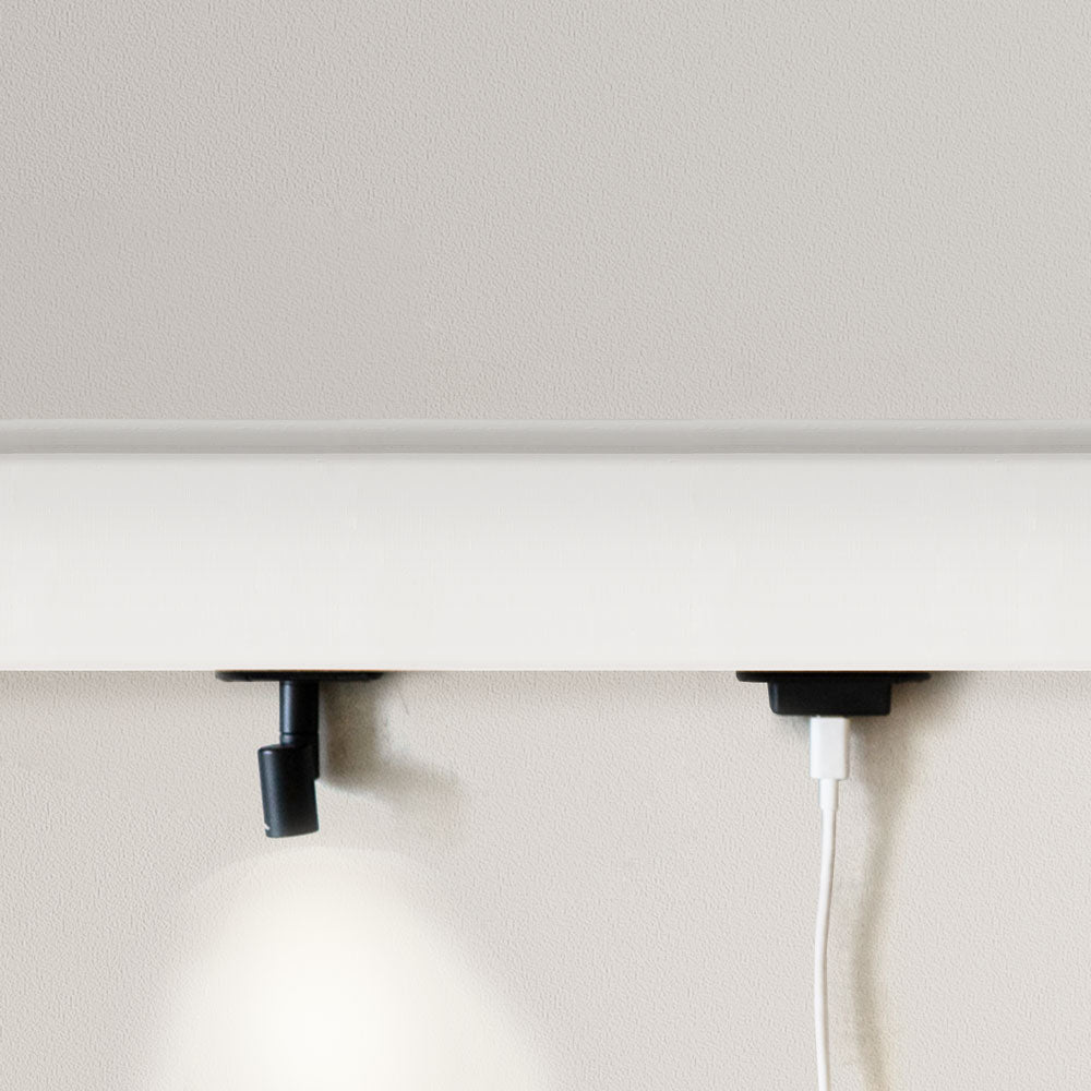 <tc>Faretto LED per listello con binario elettrico</tc>