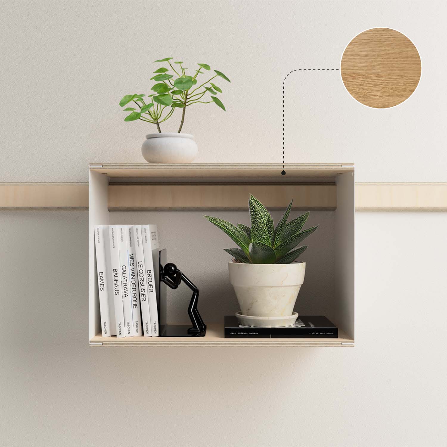 A05 Modulares Regal - Eiche