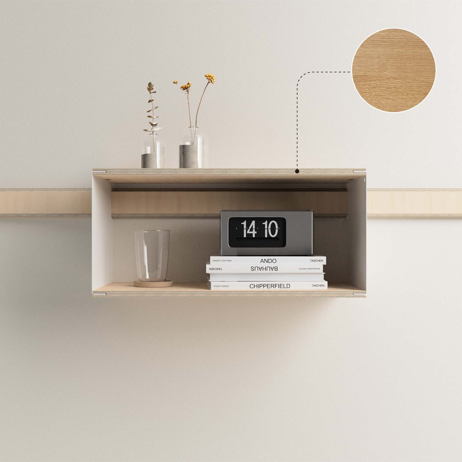 A05 Modulares Regal - Eiche