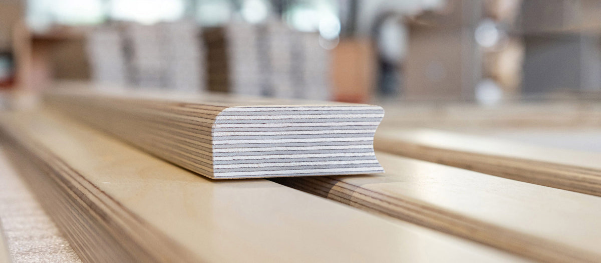 Timber Wall Rails Stylish wall rails made of wood: the heart of the Variand system
